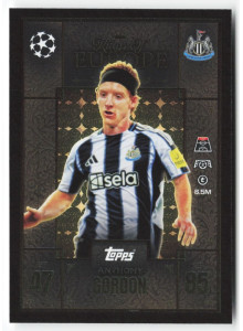 Anthony Gordon, Kartička, 2025-26 Topps Match Attax EXTRA UEFA Champions League, INSERT