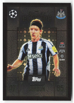 Anthony Gordon, Kartička, 2025-26 Topps Match Attax EXTRA UEFA Champions League, INSERT