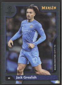 Jack Grealish, Kartička, Topps Merlin Chrome UEFA Club Competitions 2021-2022, BASE