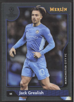 Jack Grealish, Kartička, Topps Merlin Chrome UEFA Club Competitions 2021-2022, BASE