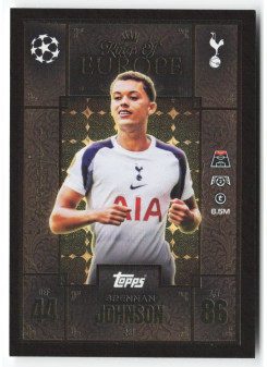 Brennan Johnson, Kartička, 2025-26 Topps Match Attax EXTRA UEFA Champions League, INSERT