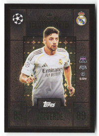 Federico Valverde, Kartička, 2025-26 Topps Match Attax EXTRA UEFA Champions League, INSERT