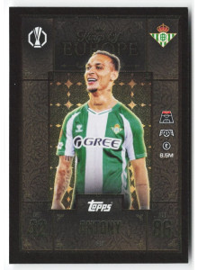 Antony, Kartička, 2025-26 Topps Match Attax EXTRA UEFA Champions League, INSERT
