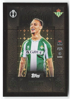 Antony, Kartička, 2025-26 Topps Match Attax EXTRA UEFA Champions League, INSERT