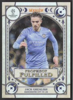 Jack Grealish, Kartička, Topps Merlin Chrome UEFA Club Competitions 2021-2022, INSERT