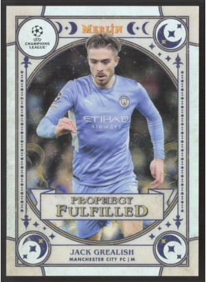 Jack Grealish, Card, Topps Merlin Chrome UEFA Club Competitions 2021-2022, INSERT
