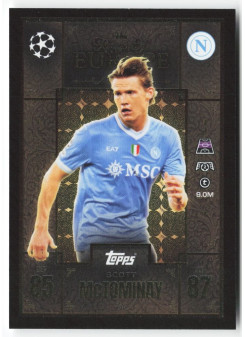 Scott McTominay, Kartička, 2025-26 Topps Match Attax EXTRA UEFA Champions League, INSERT