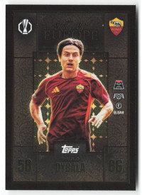 Paulo Dybala, Kartička, 2025-26 Topps Match Attax EXTRA UEFA Champions League, INSERT