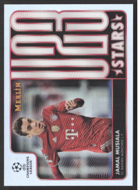 Jamal Musiala, Kartička, Topps Merlin Chrome UEFA Club Competitions 2021-2022, INSERT