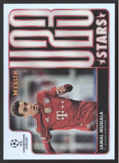 Jamal Musiala, Kartička, Topps Merlin Chrome UEFA Club Competitions 2021-2022, INSERT