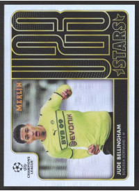 Jude Bellingham, Kartička, Topps Merlin Chrome UEFA Club Competitions 2021-2022, INSERT
