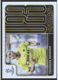 Youssoufa Moukoko, Kartička, Topps Merlin Chrome UEFA Club Competitions 2021-2022, INSERT