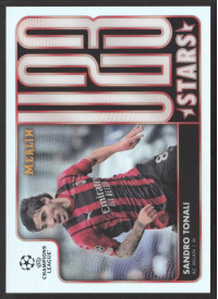 Sandro Tonali, Kartička, Topps Merlin Chrome UEFA Club Competitions 2021-2022, INSERT