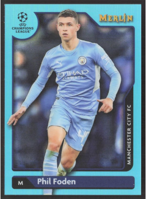 Phil Foden, Card, Topps Merlin Chrome UEFA Club Competitions 2021-2022, LIMIT
