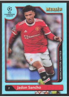 Jadon Sancho, Kartička, Topps Merlin Chrome UEFA Club Competitions 2021-2022, LIMIT