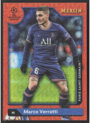 Marco Verratti, Card, Topps Merlin Chrome UEFA Club Competitions 2021-2022, LIMIT