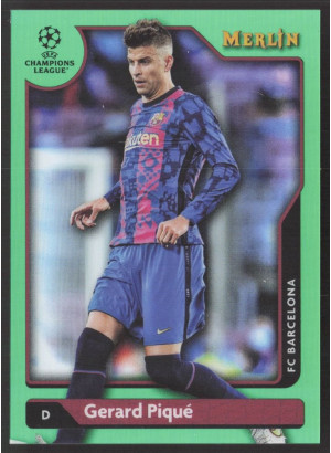 Gerard Piqué, Card, Topps Merlin Chrome UEFA Club Competitions 2021-2022, LIMIT