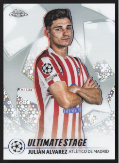 Julián Alvarez, Kartička, 2025-26 Topps UEFA Club Competitions, INSERT