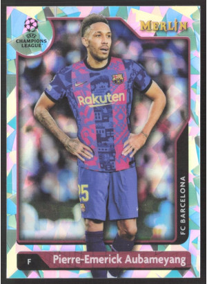 Pierre-Emerick Aubameyang, Card, Topps Merlin Chrome UEFA Club Competitions 2021-2022, LIMIT