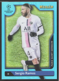 Sergio Ramos, Kartička, Topps Merlin Chrome UEFA Club Competitions 2021-2022, LIMIT