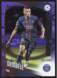 Ousmane Dembélé, Kartička, 2025-26 Topps UEFA Club Competitions, LIMIT