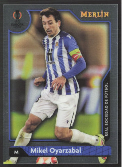Mikel Oyarzabal, Kartička, Topps Merlin Chrome UEFA Club Competitions 2021-2022, BASE