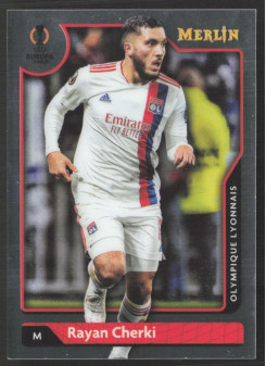 Rayan Cherki, Card, Topps Merlin Chrome UEFA Club Competitions 2021-2022, BASE