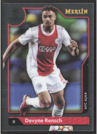 Devyne Rensch, Kartička, Topps Merlin Chrome UEFA Club Competitions 2021-2022, BASE