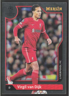 Virgil van Dijk, Card, Topps Merlin Chrome UEFA Club Competitions 2021-2022, BASE