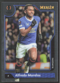 Alfredo Morelos, Kartička, Topps Merlin Chrome UEFA Club Competitions 2021-2022, BASE