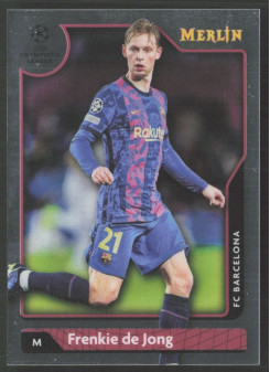 Frenkie De Jong, Card, Topps Merlin Chrome UEFA Club Competitions 2021-2022, BASE
