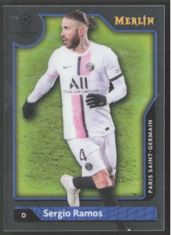 Sergio Ramos, Card, Topps Merlin Chrome UEFA Club Competitions 2021-2022, BASE