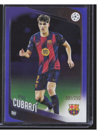 Pau Cubarsí, Kartička, 2025-26 Topps UEFA Club Competitions, LIMIT