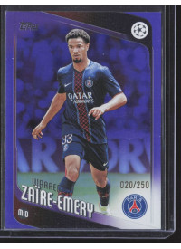 Warren Zaïre-Emery, Kartička, 2025-26 Topps UEFA Club Competitions, LIMIT