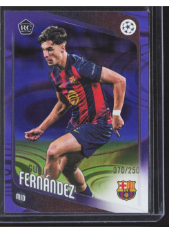 Guille Fernández, Kartička, 2025-26 Topps UEFA Club Competitions, LIMIT