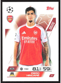 Piero Hincapie, Kartička, 2025-26 Topps Match Attax EXTRA UEFA Champions League, BASE