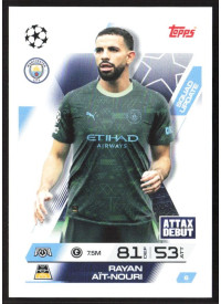 Rayan Aït-Nouri, Kartička, 2025-26 Topps Match Attax EXTRA UEFA Champions League, BASE