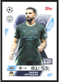 Rayan Aït-Nouri, Kartička, 2025-26 Topps Match Attax EXTRA UEFA Champions League, BASE