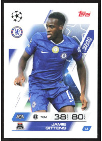 Jamie Gittens, Kartička, 2025-26 Topps Match Attax EXTRA UEFA Champions League, BASE