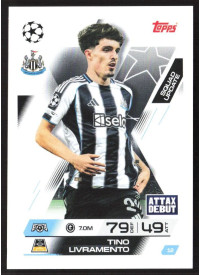 Tino Livramento, Kartička, 2025-26 Topps Match Attax EXTRA UEFA Champions League, BASE