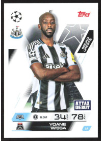 Yoane Wissa, Kartička, 2025-26 Topps Match Attax EXTRA UEFA Champions League, BASE