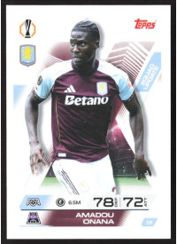 Amadou Onana, Kartička, 2025-26 Topps Match Attax EXTRA UEFA Champions League, BASE