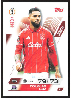 Douglas Luiz, Kartička, 2025-26 Topps Match Attax EXTRA UEFA Champions League, BASE