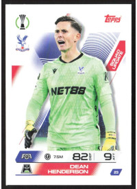 Dean Henderson, Kartička, 2025-26 Topps Match Attax EXTRA UEFA Champions League, BASE