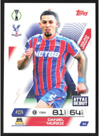 Daniel Munoz, Kartička, 2025-26 Topps Match Attax EXTRA UEFA Champions League, BASE