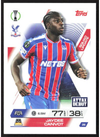 Jaydee Canvot, Kartička, 2025-26 Topps Match Attax EXTRA UEFA Champions League, BASE