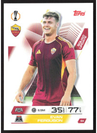 Evan Ferguson, Kartička, 2025-26 Topps Match Attax EXTRA UEFA Champions League, BASE