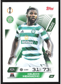 Kelechi Iheanacho, Kartička, 2025-26 Topps Match Attax EXTRA UEFA Champions League, BASE