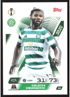 Kelechi Iheanacho, Kartička, 2025-26 Topps Match Attax EXTRA UEFA Champions League, BASE