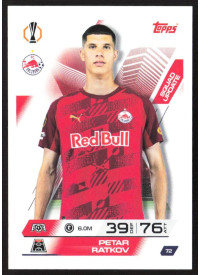 Petar Ratkov, Kartička, 2025-26 Topps Match Attax EXTRA UEFA Champions League, BASE